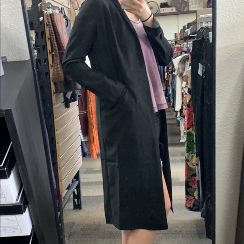 Long black jacket/coat/duster